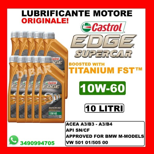 Olio motore castrol - olio, edge