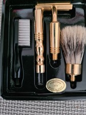 Set da barba in doratura 24K