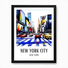 Quadro New York City colorato