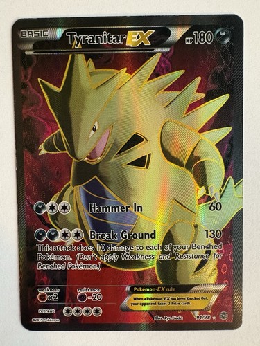Tyranitar full art 91 98 - ex, 91/98