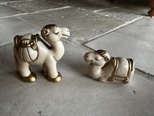 Thun Presepe Classico Cammello In Piedi E Sdraiato Champagne