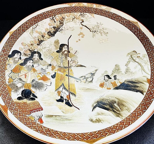 Piatto kutani ware modello - kutani,