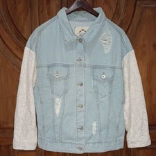 Giacca jeans NAIVE OVERLAP