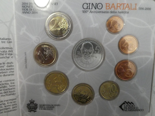 San marino coin set 2014 - san,
