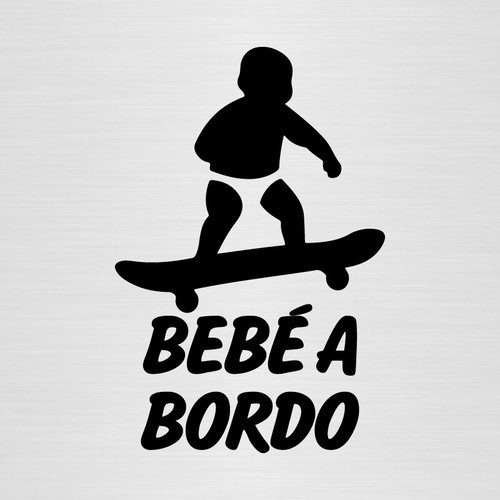 Pegatina bebe bordo vinilo - a,
