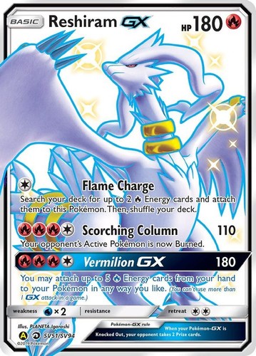 Reshiram sv51 sv94 - gx,