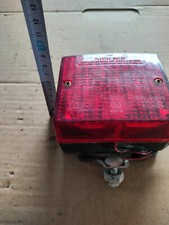 vintage car fog red headlight