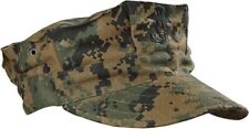 USMC Woodland MARPAT Cappellino guarnigione 8 punti - Copertura Corpo dei Marines (scegli la misura)
