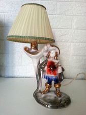 MOSCHETTIERE BELLISSIMA LAMPADA DI CERAMICA VINTAGE UNICA SU EBAY
