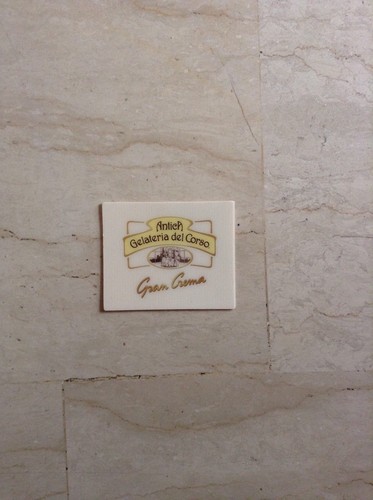 Adesivo antica gelateria del - adesivo,