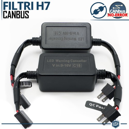 Filtri resistenze canbus h7 - x2,