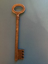 Chiave Antica in ferro; Lunghezza 11,5; Finemente Lavorata a mano; 17th Secolo