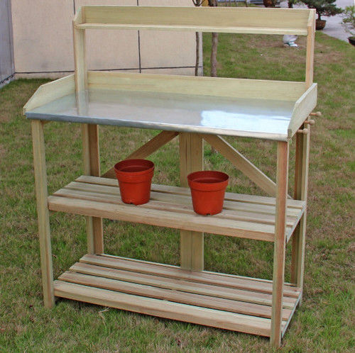 Tavolo piantagione vaso - , legno
