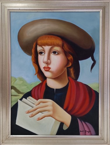 Quadro dipinto olio - a, su