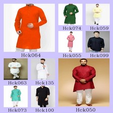 Uomo Kurta Con Pigiama Camicia