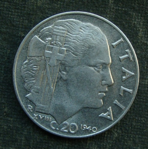 Italia centesimi 1940 - b5), 20