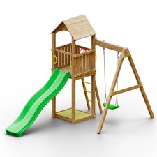 Parco giochi legno - giochi,