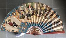 Grande Ventaglio spagnolo Vintage - Aperto a 180* misura cm.90 - Chiuso h.50 cm.