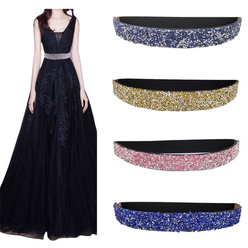 Cintura donna strass slim