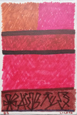 RICCARDO LICATA: Raro Acquerello su Carta, Firmato, Datato, Archiviato. STUPENDO