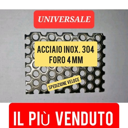 Lamiera forata inox 304 foro - inox,