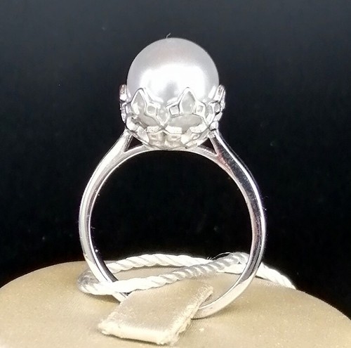 Anello con perla oro - anello, in