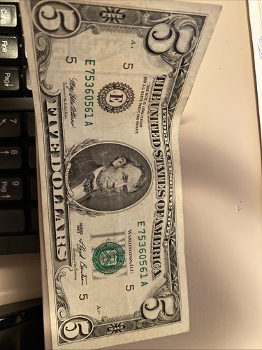 2banconote dollari - 2banconote, 5