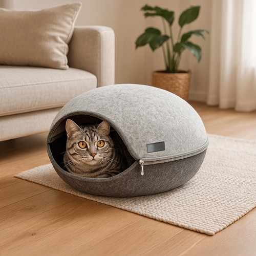 Cuccia per gatti feltro con - cuccia,