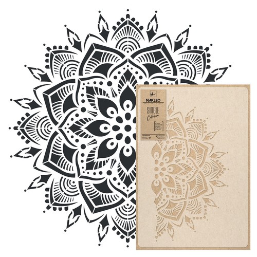 Stencil per pittura mandala - stencil,