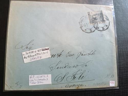 Regno perfin 1913 inedito - regno,