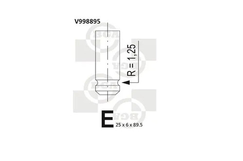 Valvola scarico v998895 bga - v998895,