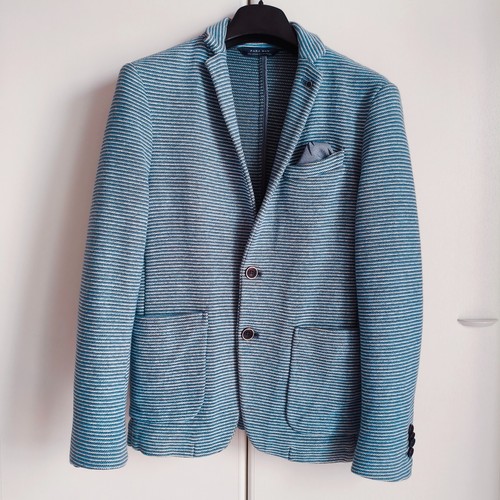 Giacca blazer celeste - giacca, uomo
