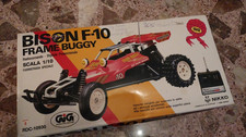 NIKKO BISON F-10 FRAME BUGGY RADIOCOMANDO SCALA 1/10 1986 GIG BATTERIE NON BUONE