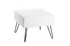 POUF LEGNO SGABELLO POUF CUBO