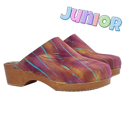 Zoccoli bambina fucsia con - da,