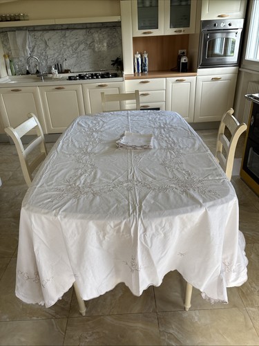 Tovaglia cotone con rose - con,