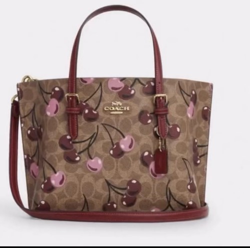 Borsa coach stampa - stampa, ciliegia