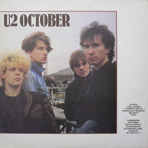October vinyl lp - u2,