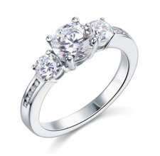 ANELLO TRILOGY IN ARGENTO 925