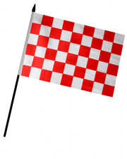 Bandiera a mano a scacchi