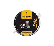 PIOMBINI BROWNING 4.1922 DIABOLO CAL 4.5 mm .177 TESTA PIATTA 500 Pezzi PALLINI 