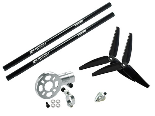 Microheli cnc blade 200 - cnc, tail