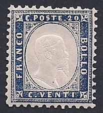 REGNO 1862 - 20 c.  n.2c INTEGRO, SORANI-BOLAFFI € 1.650