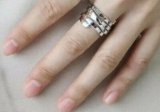 Anello fascia argento - anello,