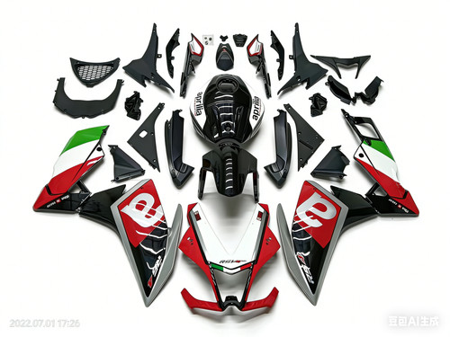 Black red bodywork for - black, aprilia