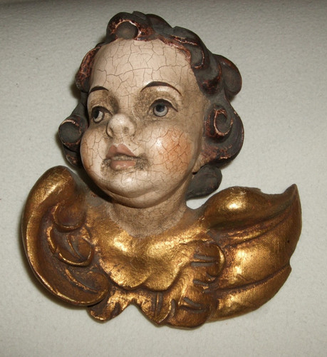 Antico putto legno - putto, in