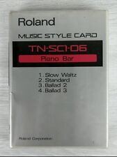 ROLAND MUSIC STYLE CARD - TN-SC1-06 - PIANO BAR