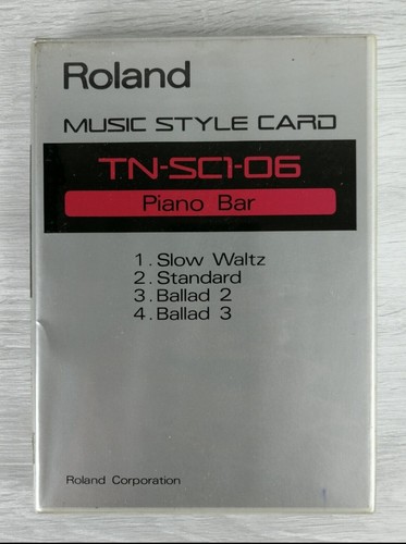Roland music style card - roland,