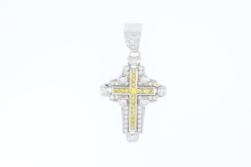 Ciondolo croce argento 925 - ciondolo,