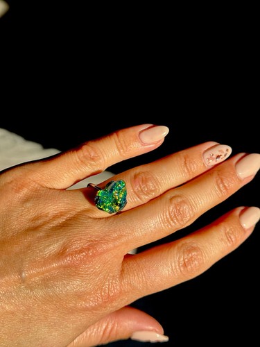 Anello iridescente donna - anello, in